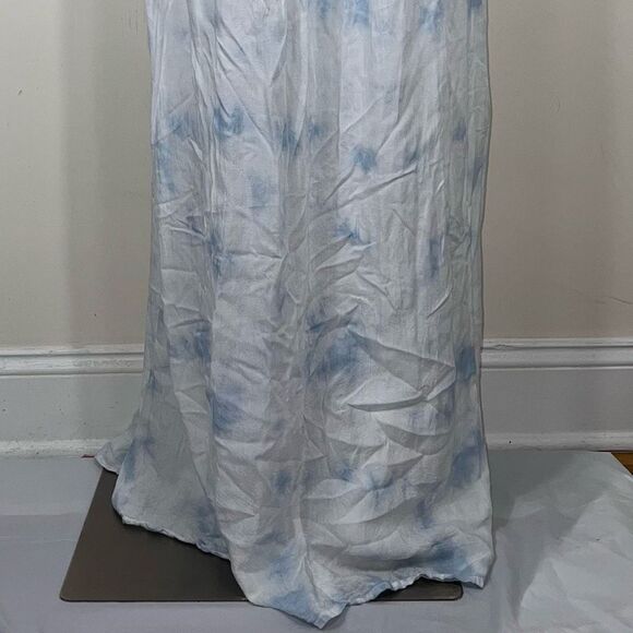 Boho Me Blue & White Cloud Pattern Dress 2X/3X - Picture 12 of 13
